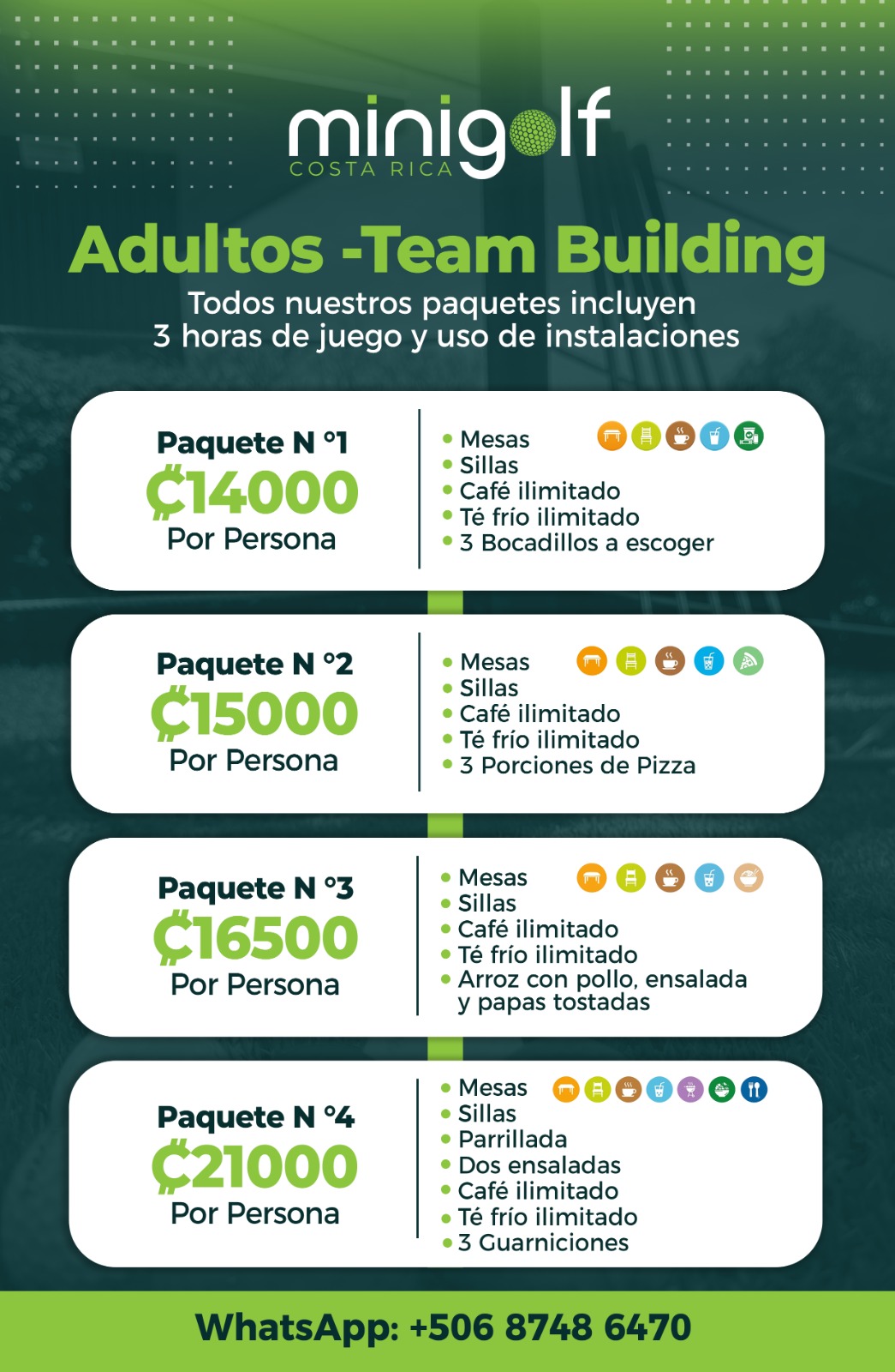 Adultos & Team Building - Paquete 1